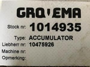 Liebherr Akkumulator